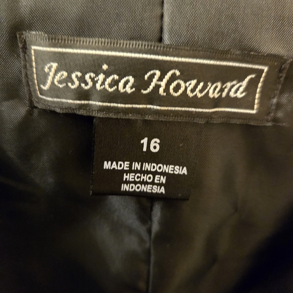 Jessica Howard Black and White Polka Dot Midi Dress - Picture 4 of 4